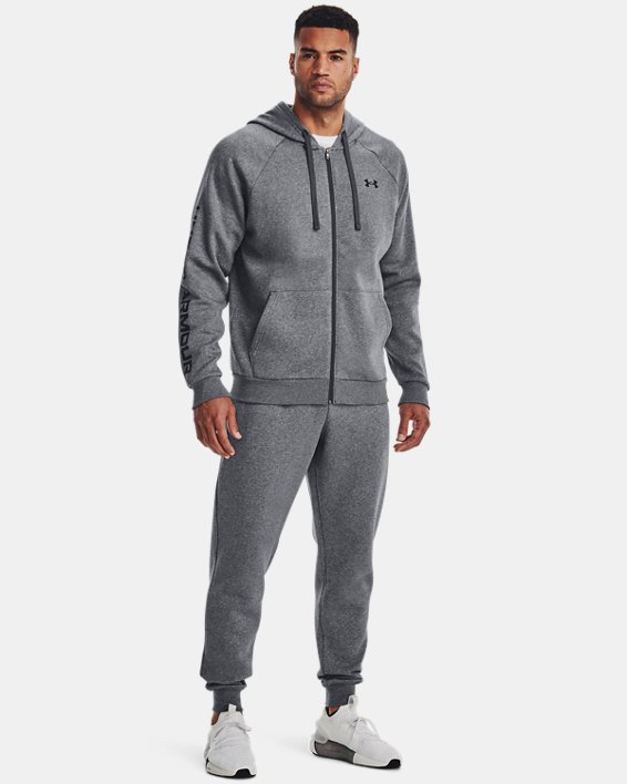 UA Rival Fleece-Trainingsanzug, Gray, pdpMainDesktop image number 0
